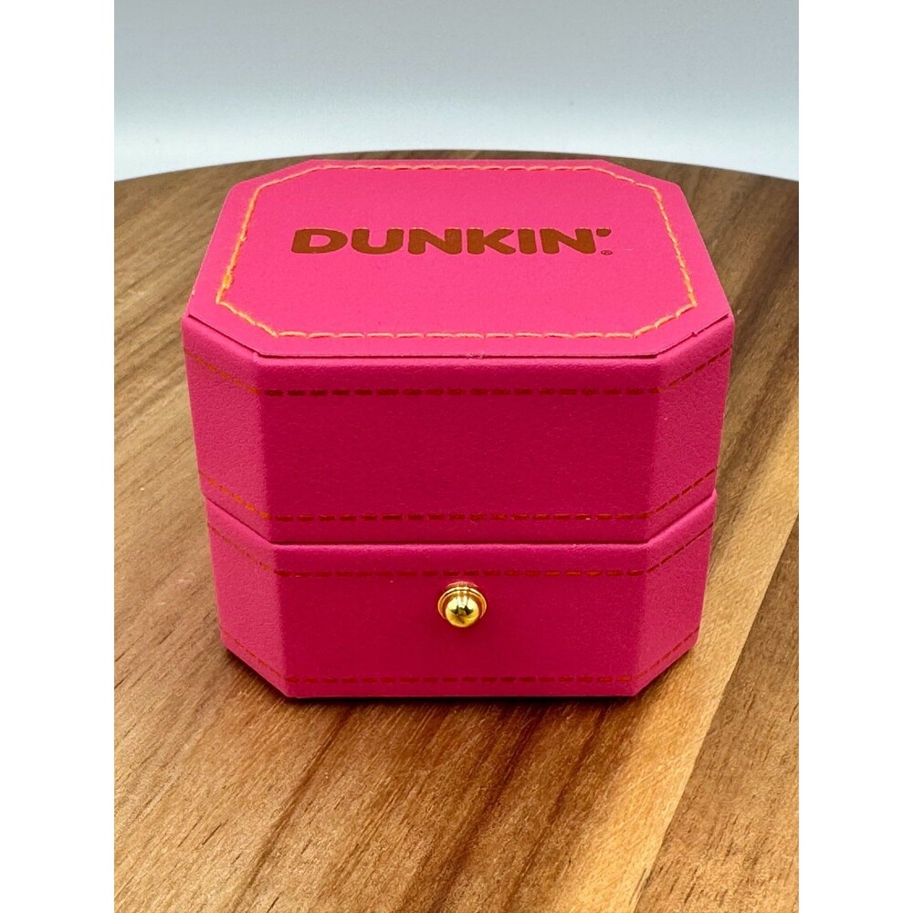 DUNKIN DONUTS NEW Limited Edition Single Munchkin Proposal Wedding Ring Box